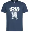 Чоловіча футболка R2D2 Star Wars Темно-синій фото