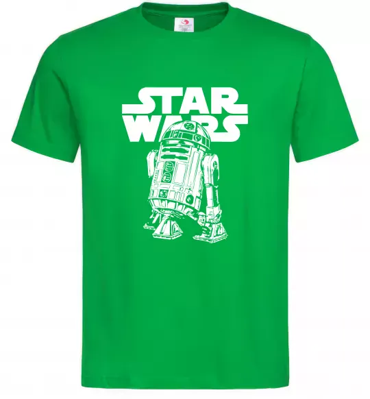Чоловіча футболка R2D2 Star Wars Зелений фото