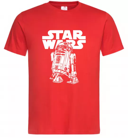 Чоловіча футболка R2D2 Star Wars Червоний фото