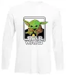 Лонгслив Baby Yoda Grogu Белый фото