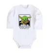 Дитячий бодік Baby Yoda Grogu Білий фото