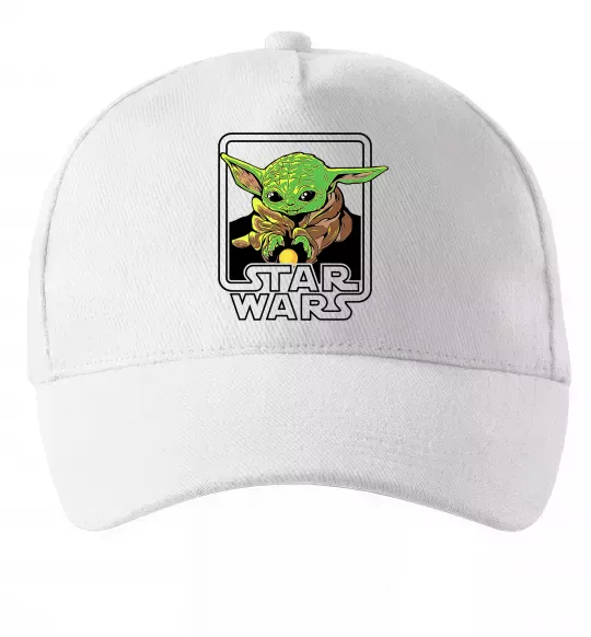 Кепка Baby Yoda Grogu Белый фото