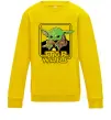 Детский Свитшот Baby Yoda Grogu Солнечно желтый фото
