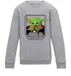Детский Свитшот Baby Yoda Grogu Серый меланж фото