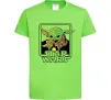 Дитяча футболка Baby Yoda Grogu Лаймовий фото