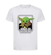 Детская футболка Baby Yoda Grogu Белый фото