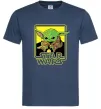Мужская футболка Baby Yoda Grogu Темно-синий фото