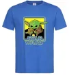 Мужская футболка Baby Yoda Grogu Ярко-синий фото