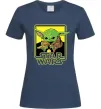 Женская футболка Baby Yoda Grogu Темно-синий фото