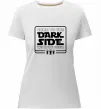 Жіноча преміум футболка Come to the Dark side we have beer Білий фото