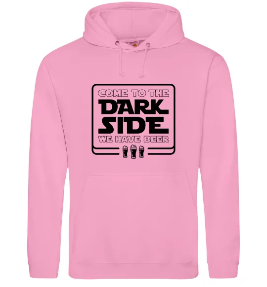 Женская толстовка (худи) Come to the Dark side we have beer Розовый фото