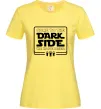 Женская футболка Come to the Dark side we have beer Лимонный фото