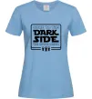 Женская футболка Come to the Dark side we have beer Голубой фото