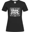 Женская футболка Come to the Dark side we have beer Черный фото