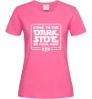 Женская футболка Come to the Dark side we have beer Ярко-розовый фото