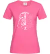 Жіноча футболка Darth Vader Dark Side Яскраво-рожевий фото