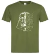 Чоловіча футболка Darth Vader Dark Side Оливковий фото