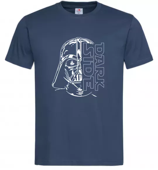 Чоловіча футболка Darth Vader Dark Side Темно-синій фото