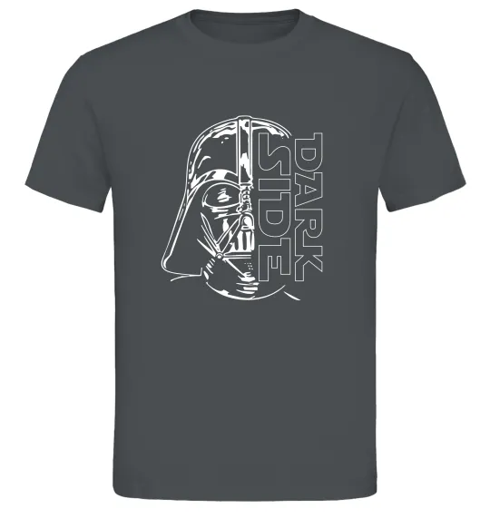 Чоловіча футболка Darth Vader Dark Side Графіт фото