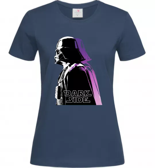 Жіноча футболка Dark Side Star Wars Темно-синій фото
