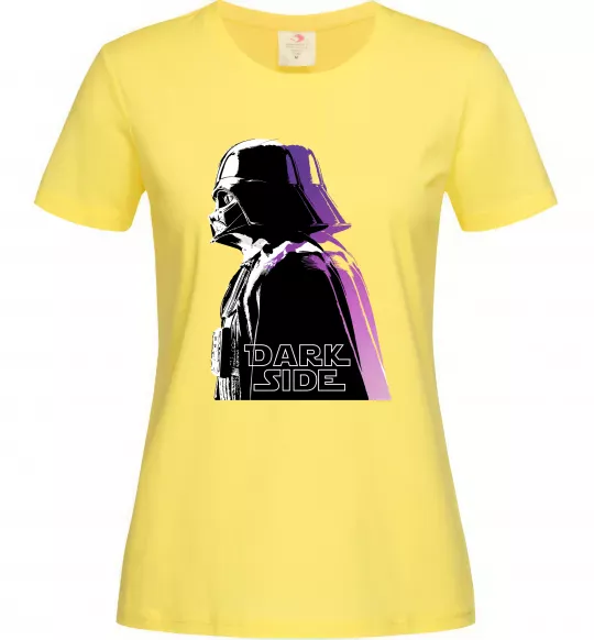 Жіноча футболка Dark Side Star Wars Лимонний фото