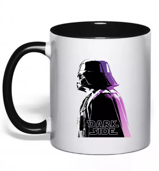 Чашка с цветной ручкой Dark Side Star Wars Черный фото