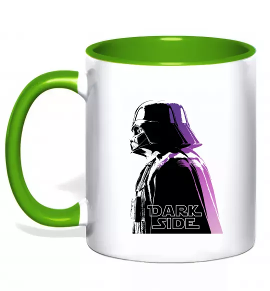 Чашка с цветной ручкой Dark Side Star Wars Зеленый фото