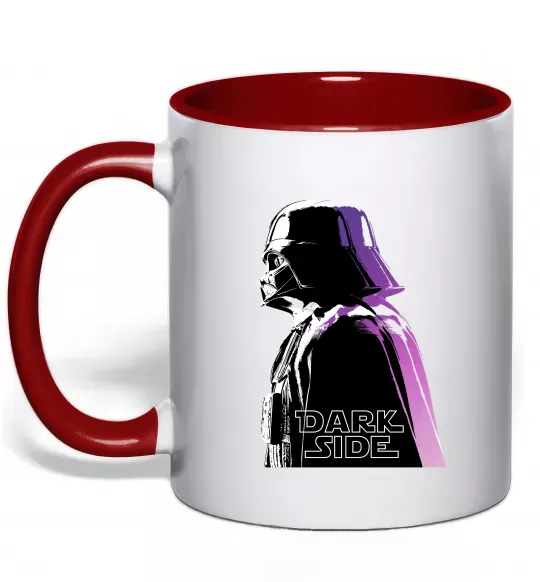 Чашка с цветной ручкой Dark Side Star Wars Красный фото