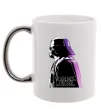 Чашка с цветной ручкой Dark Side Star Wars Серебро фото