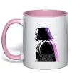 Чашка с цветной ручкой Dark Side Star Wars Нежно розовый фото