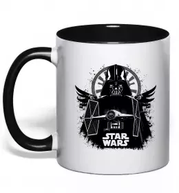 Чашка с цветной ручкой