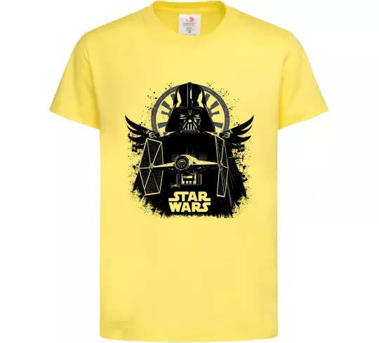 Детская футболка Darth Vader зоряний винищувач Лимонный фото