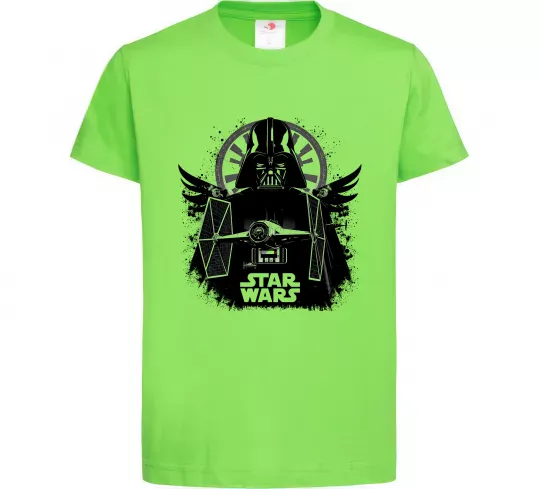 Детская футболка Darth Vader зоряний винищувач Лаймовый фото