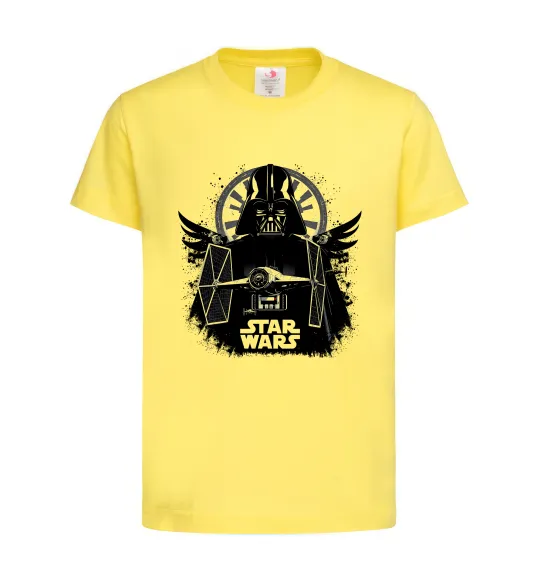 Дитяча футболка Darth Vader зоряний винищувач Лимонний фото