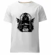 Чоловіча преміум футболка Darth Vader зоряний винищувач Білий фото