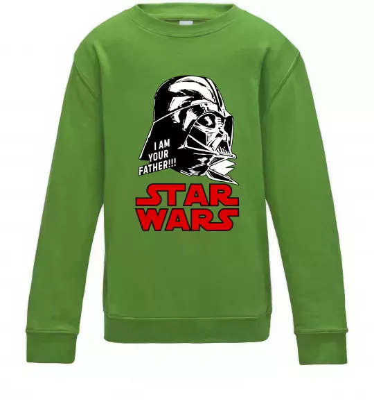 Детский Свитшот I am your father Star Wars Лаймовый фото