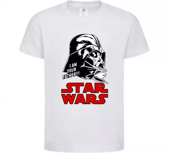 Дитяча футболка I am your father Star Wars Білий фото