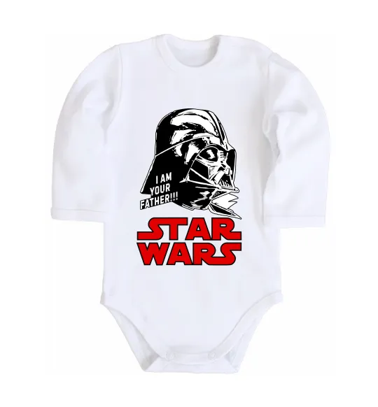 Детский боди I am your father Star Wars Белый фото