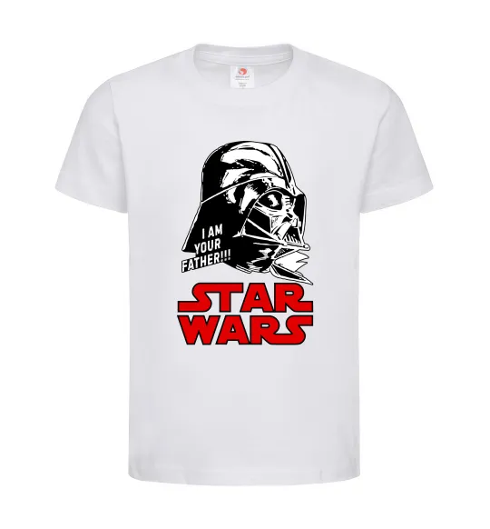 Детская футболка I am your father Star Wars Белый фото