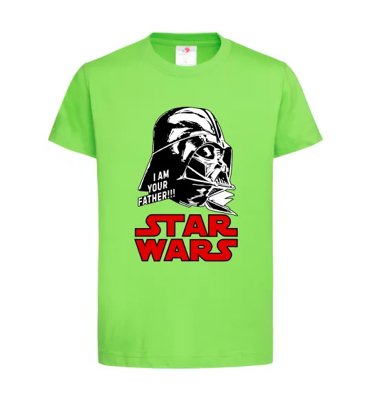 Детская футболка I am your father Star Wars Лаймовый фото