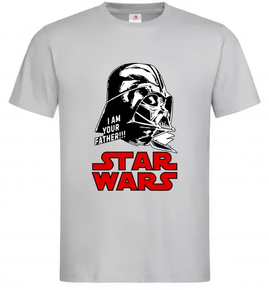 Чоловіча футболка I am your father Star Wars Сірий фото