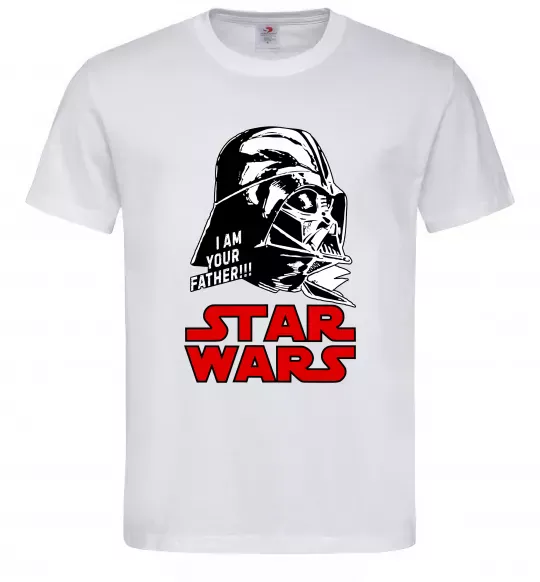 Чоловіча футболка I am your father Star Wars Білий фото