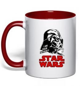 Чашка с цветной ручкой I am your father Star Wars
