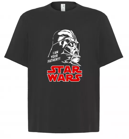 Футболка Оверсайз I am your father Star Wars Черный фото