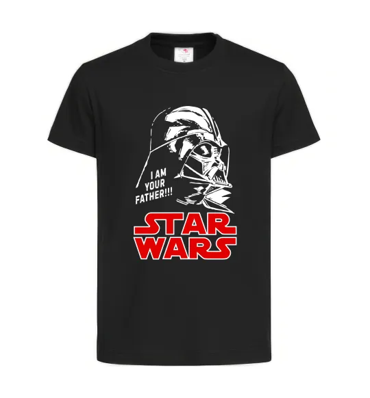 Детская футболка I am your father Star Wars Черный фото