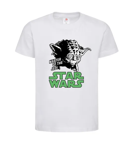 Детская футболка Master of the Jedi Белый фото