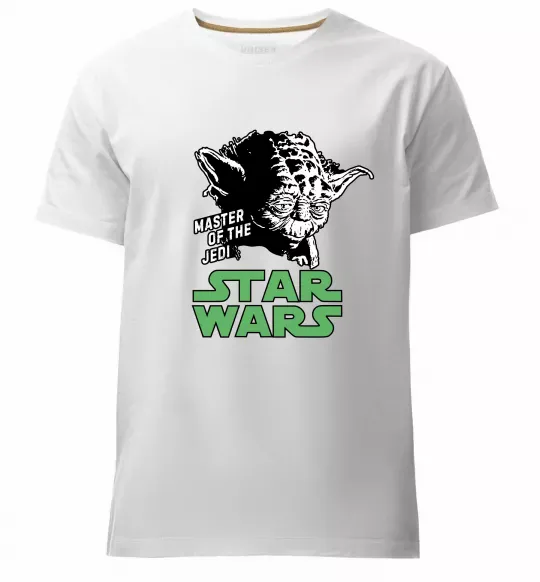 Мужская премиум футболка Master of the Jedi Белый фото