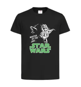 Детская футболка Master of the Jedi Черный фото