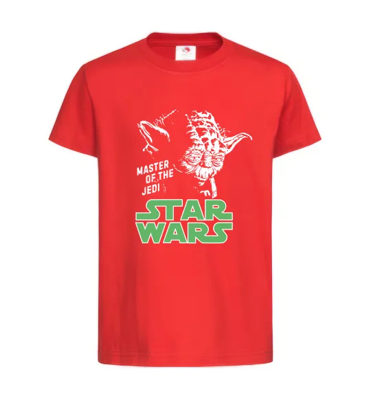 Детская футболка Master of the Jedi Красный фото