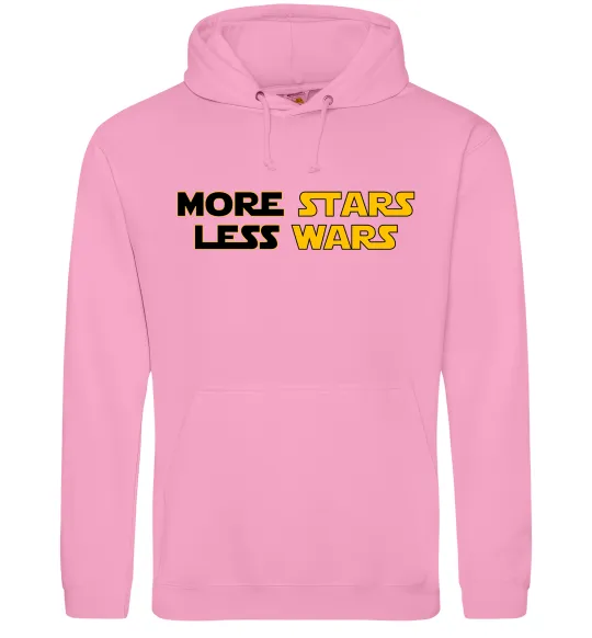 Жіноча толстовка (худі) More stars less wars Рожевий фото